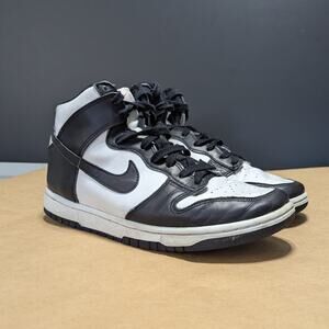 Nike Dunk High Top Sneakers Panda 2021 Womens 9 Streetwear Black White Shoes